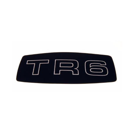 Autocollant badge de calandre TR6
