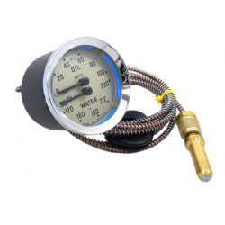 Manomètre température/pression huile, Austin Healey