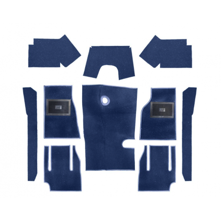 kit moquette bleue - Austin Healey BN4 & BT7