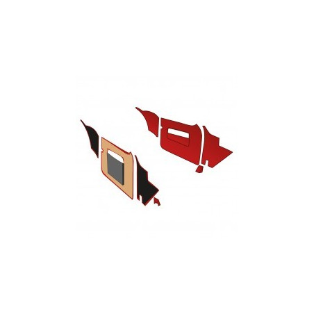 Kit garnitures intérieur rouge-MGA roadster