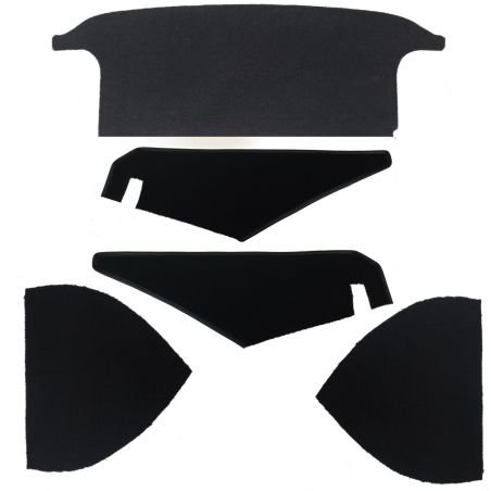 Kit garnitures noires de coffre-TR2,TR3