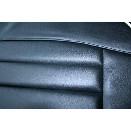 Kit garniture de siège noire - Triumph TR3A